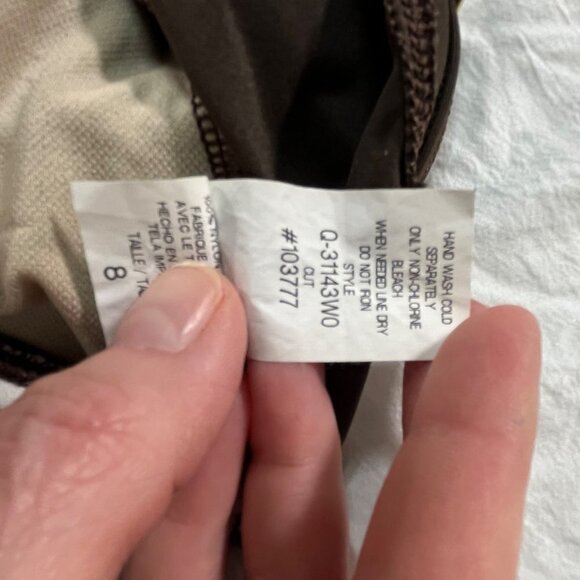 La Blanca One Piece Swimsuit Brown Snakeskin Print Bust Detail Size 8‎ - Picture 9 of 10